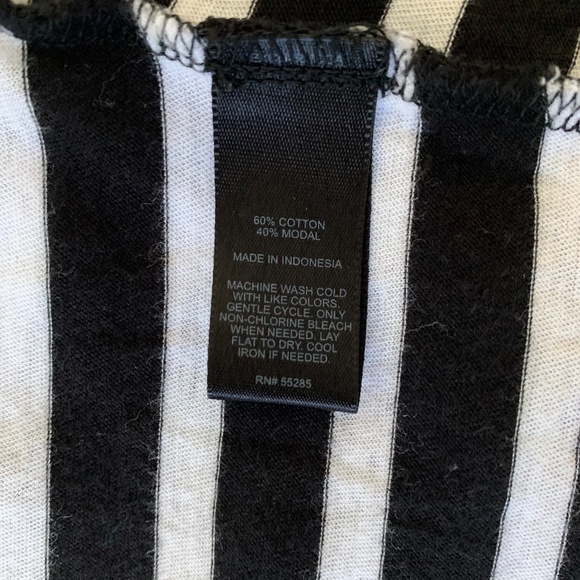 Express Striped Open Cardigan XS Dolman Sleeve with pockets - Picture 6 of 6